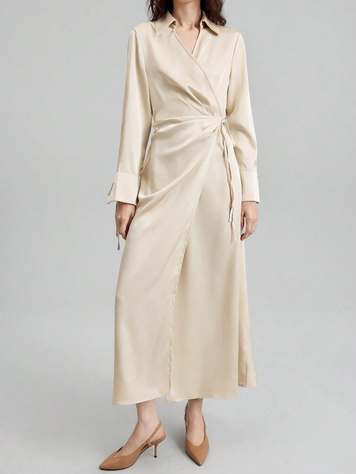 Rochie midi SHEIN, bej