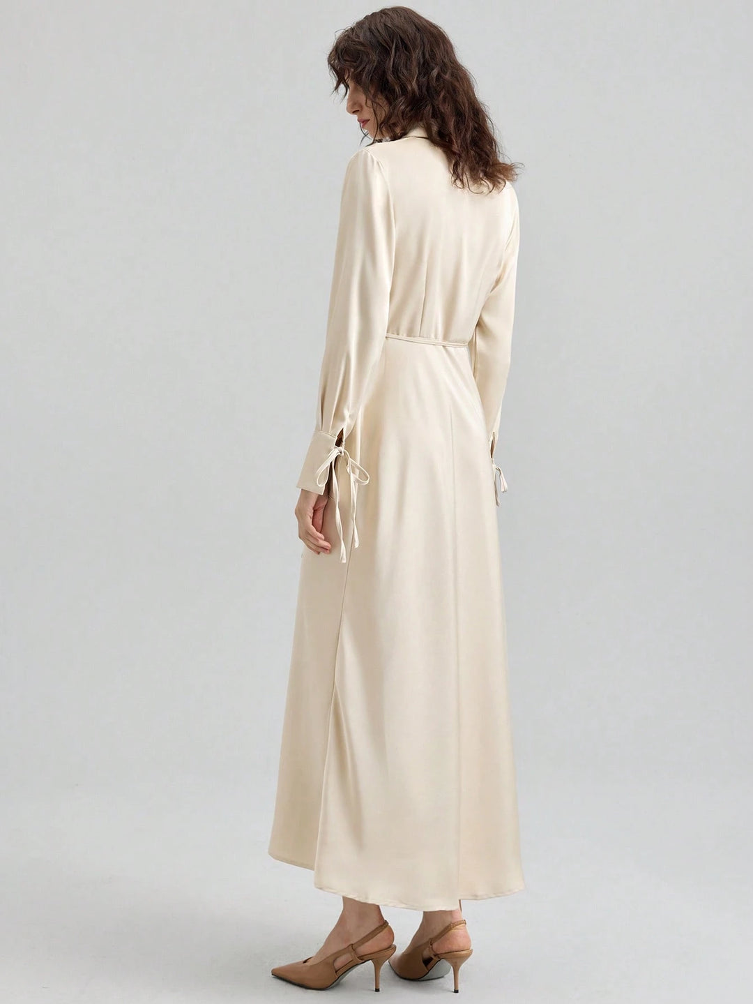 Rochie midi SHEIN, bej