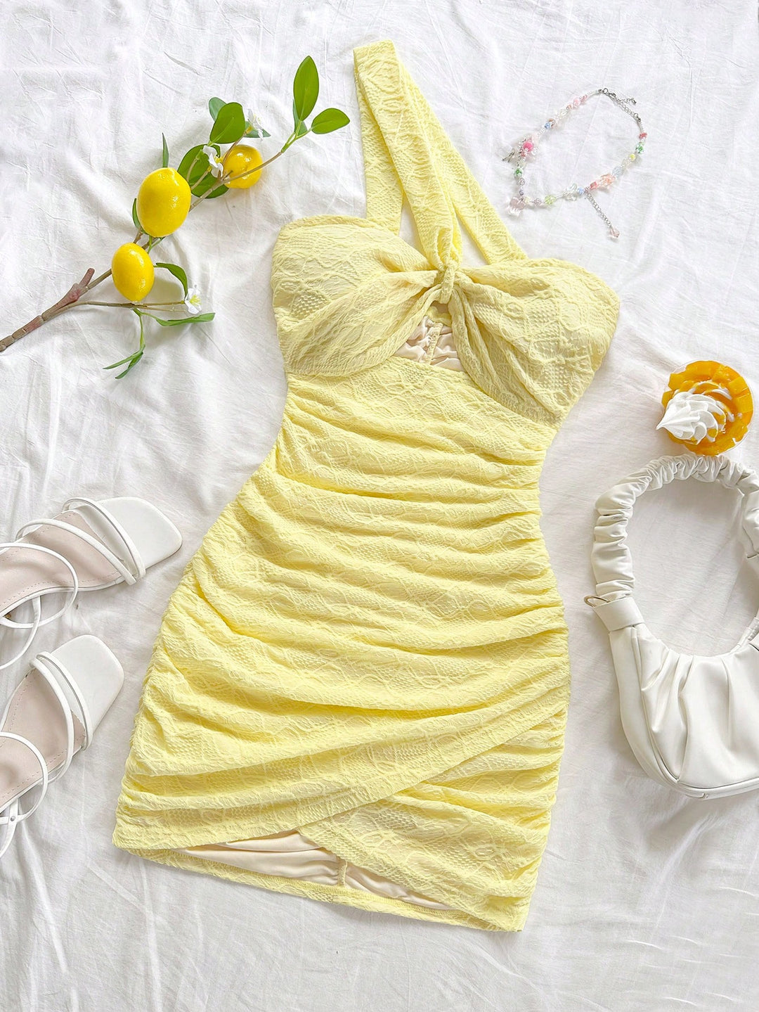SHEIN Mini ruha, sárga