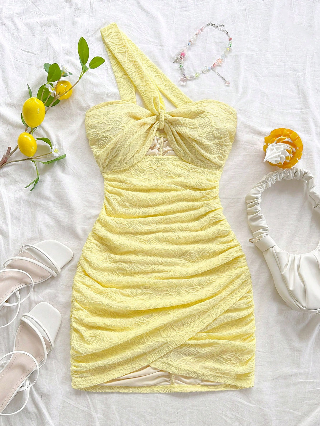 SHEIN Mini ruha, sárga