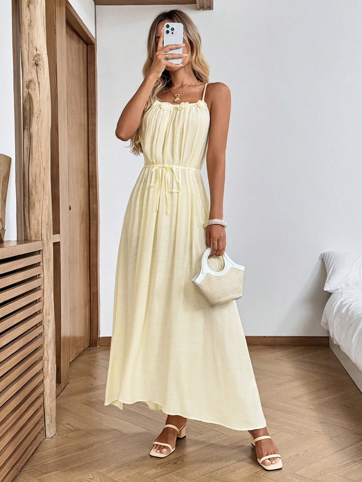 Rochie maxi SHEIN, galben