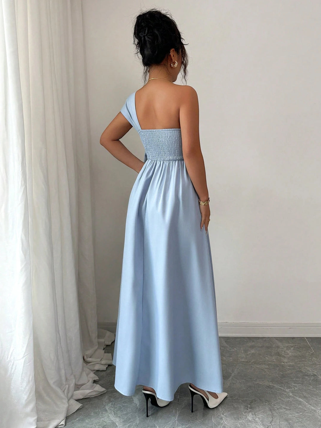 Rochie maxi SHEIN, albastru