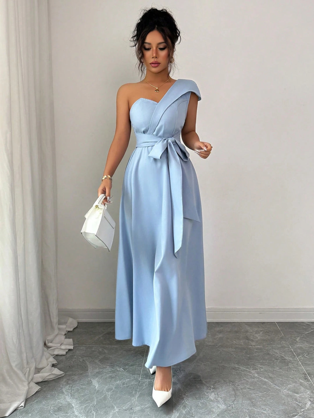 Rochie maxi SHEIN, albastru