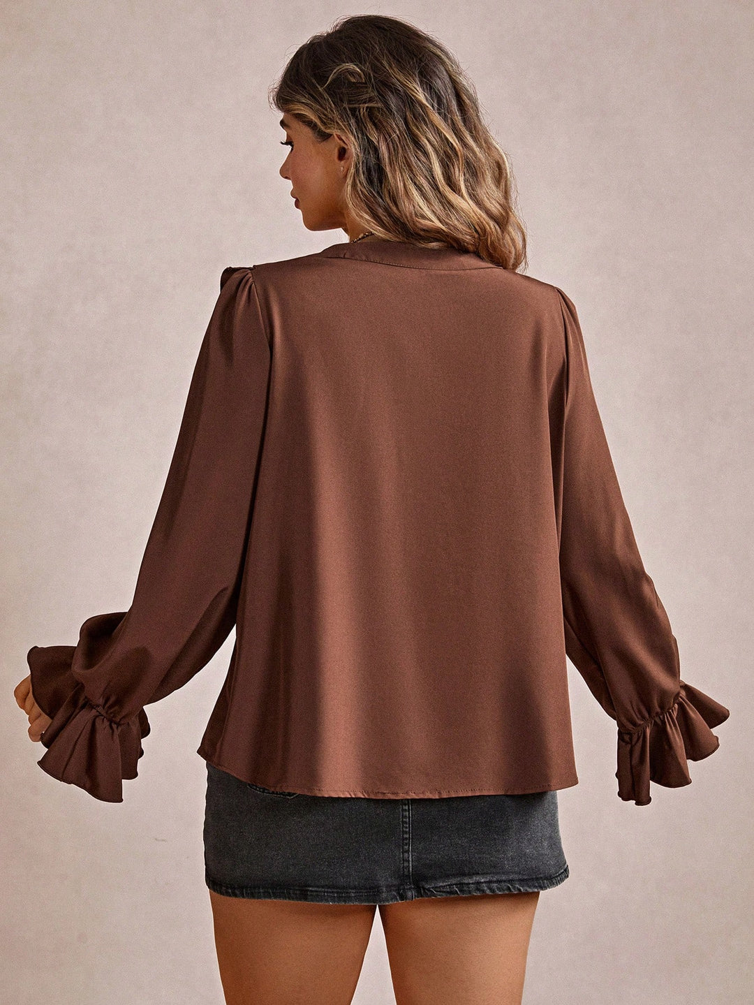 SHEIN blúz, barna