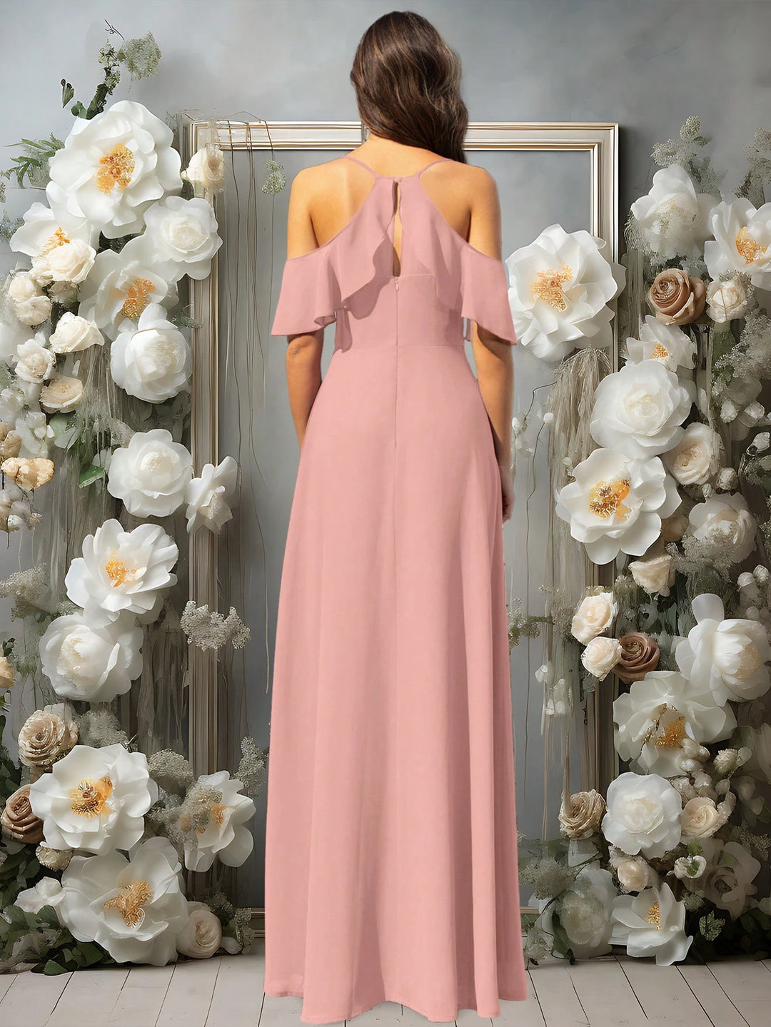 Rochie maxi SHEIN, roz