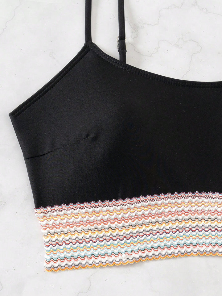 Set bikini SHEIN, negru