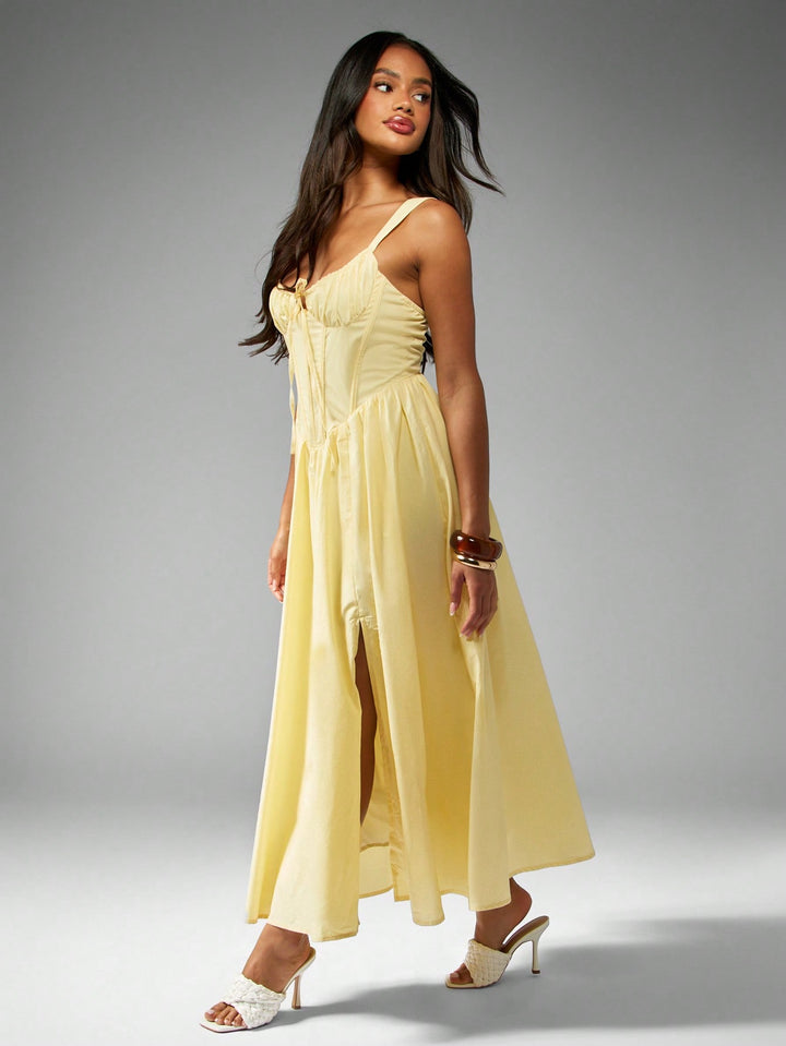 Rochie maxi SHEIN, galben