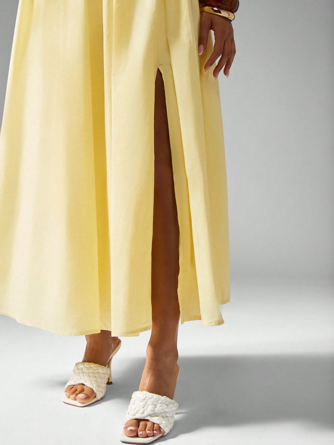 Rochie maxi SHEIN, galben
