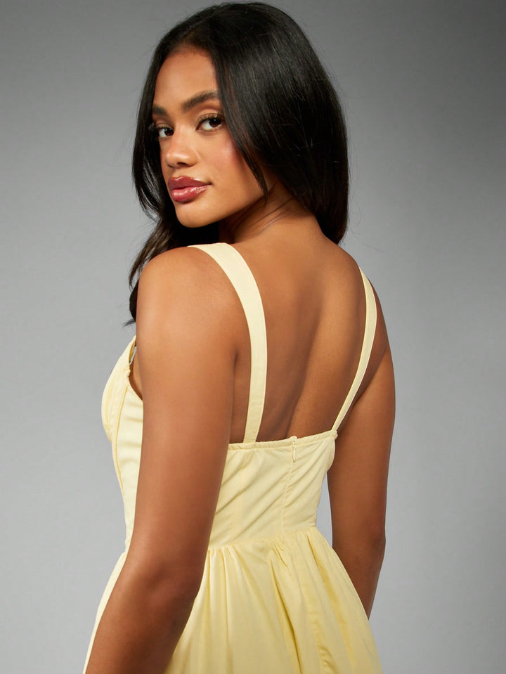 Rochie maxi SHEIN, galben