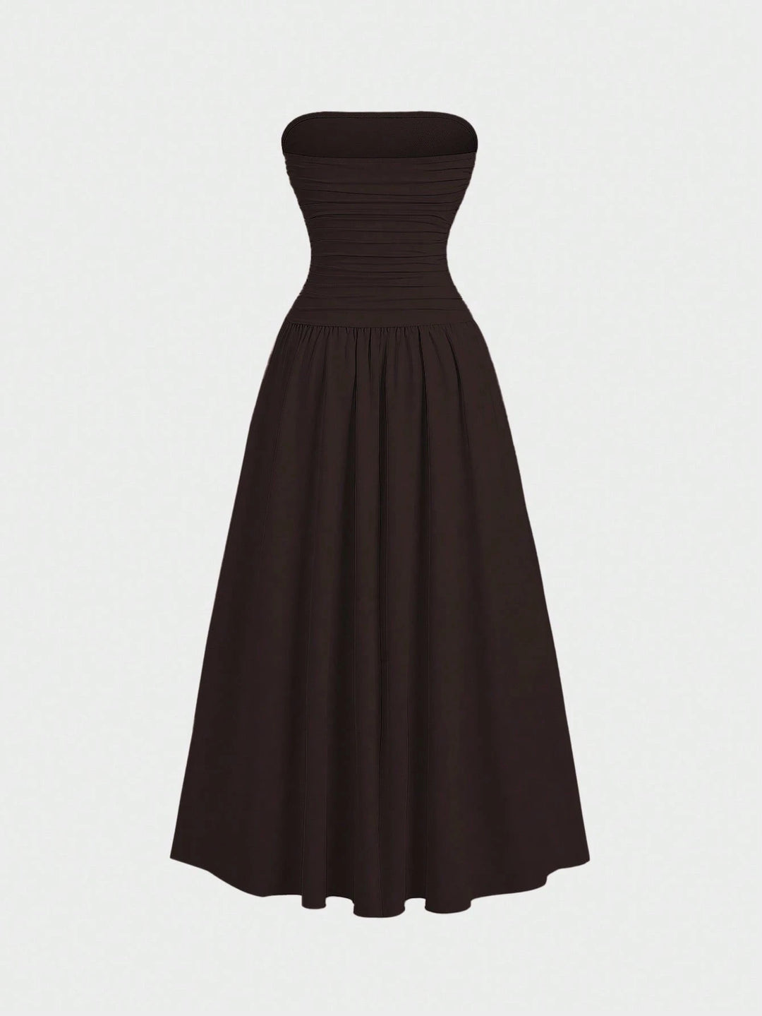 SHEIN maxi ruha, barna