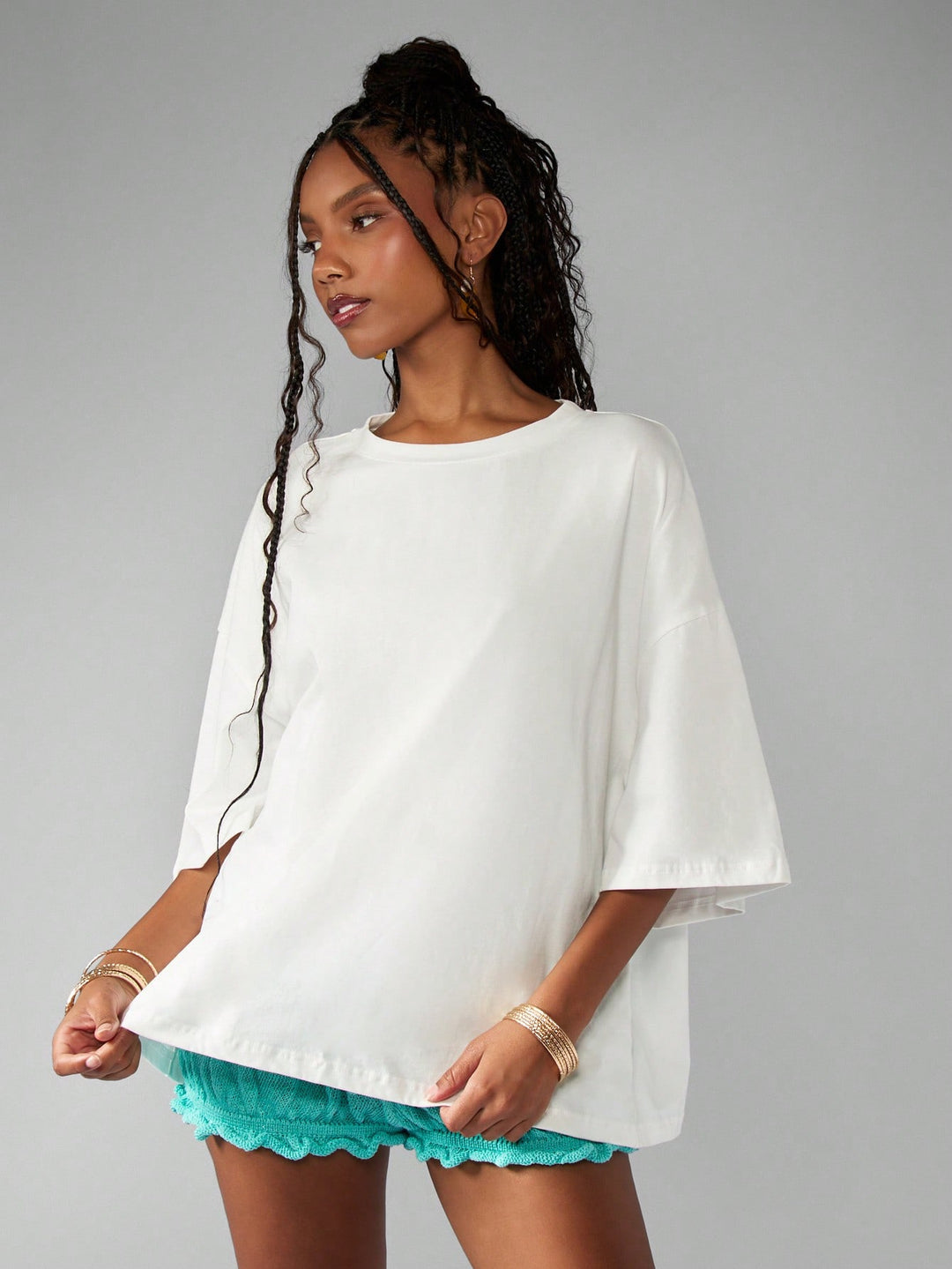 Tricou SHEIN, alb