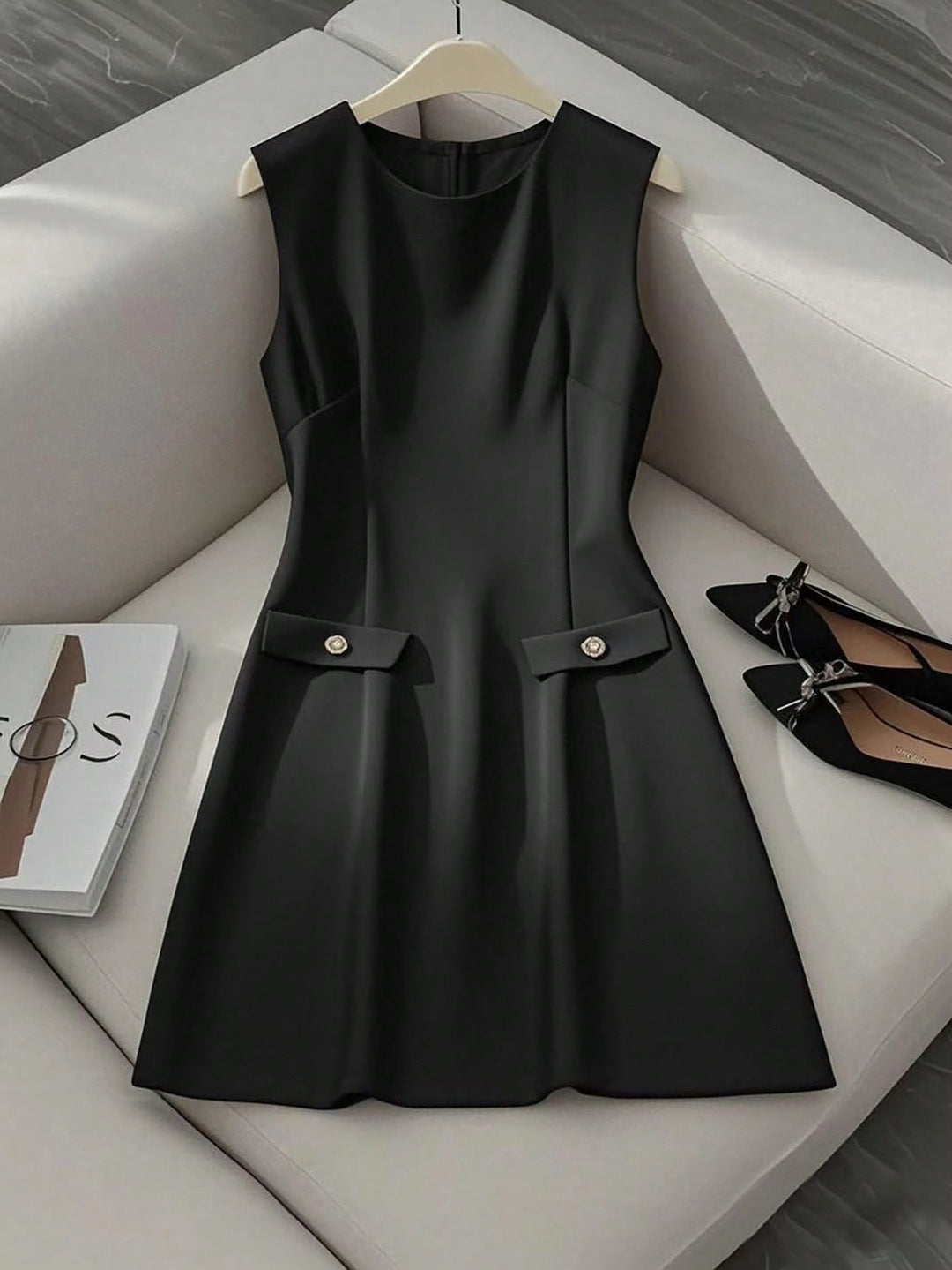 Rochie mini SHEIN, negru