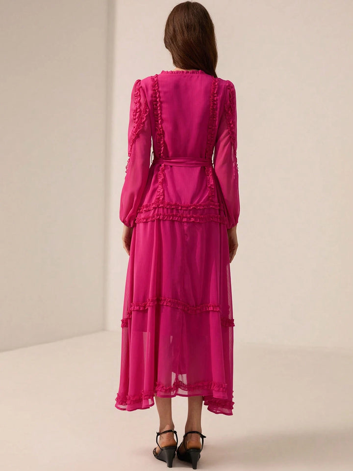 Rochie maxi SHEIN, roz