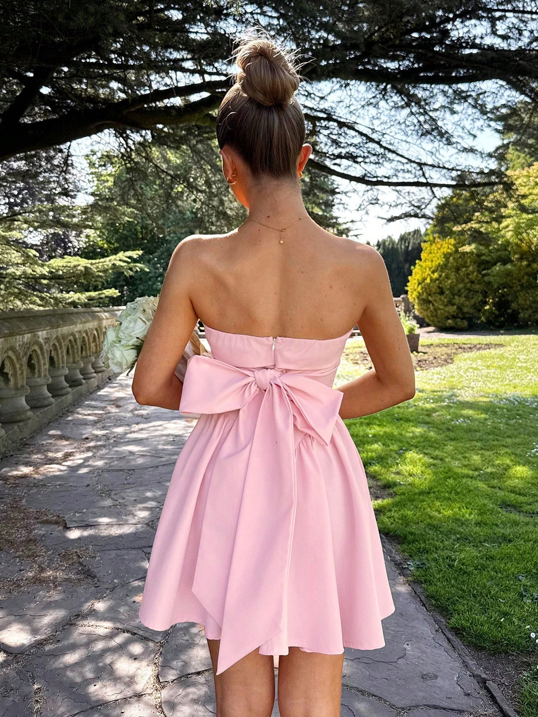 Shein mini ruha, rózsaszín