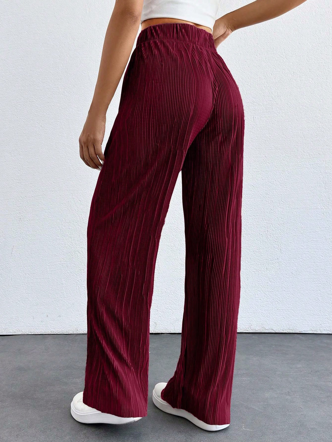 Pantaloni SHEIN, vișiniu