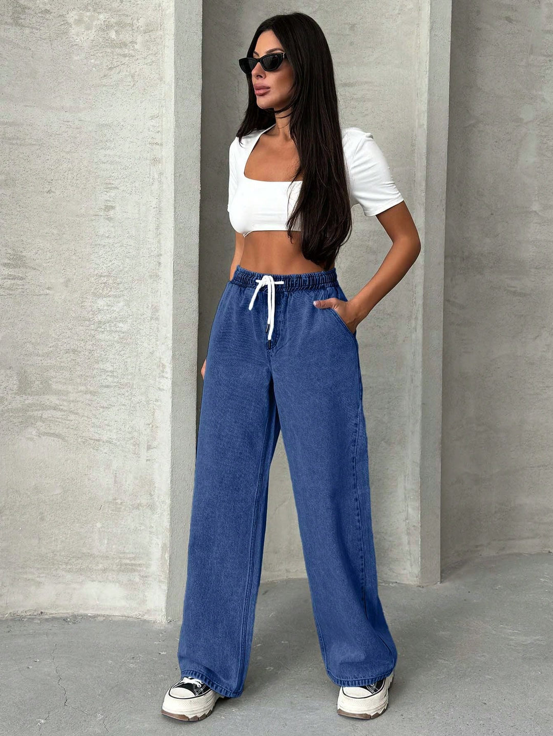 Jeans SHEIN, albastru