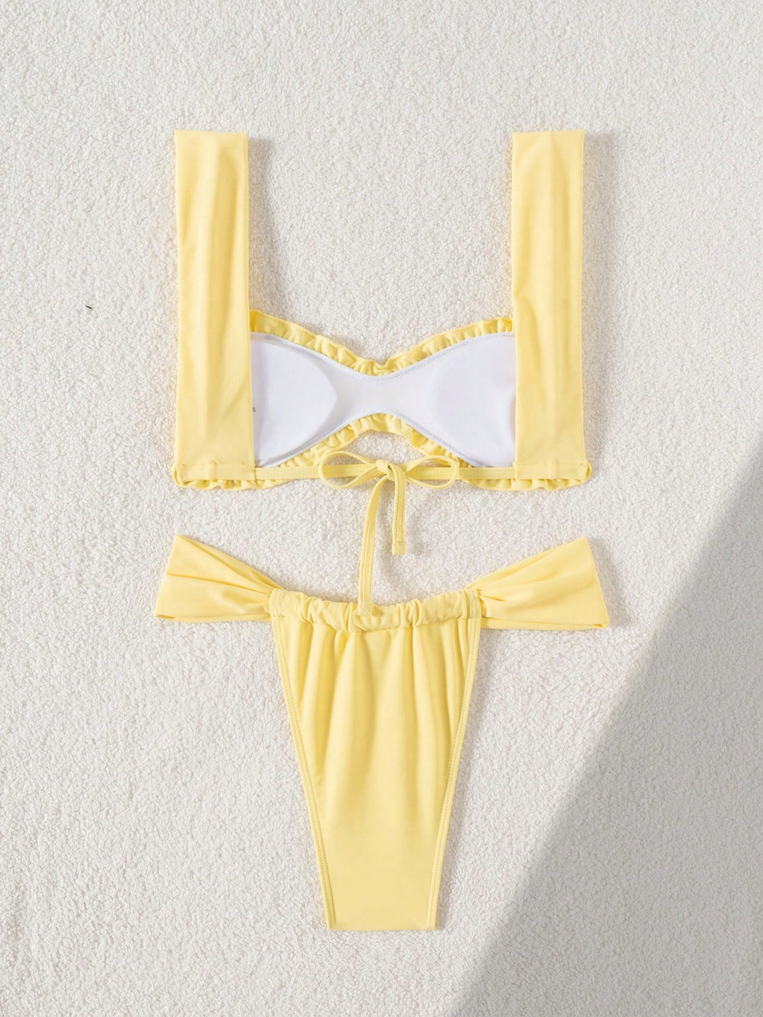 Costum de baie SHEIN, galben