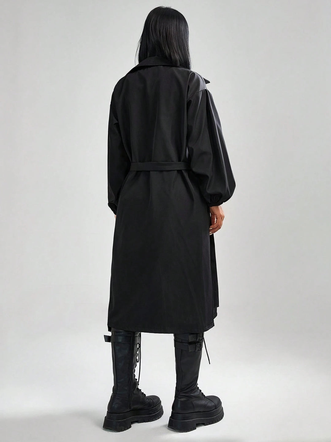 Trench SHEIN, negru
