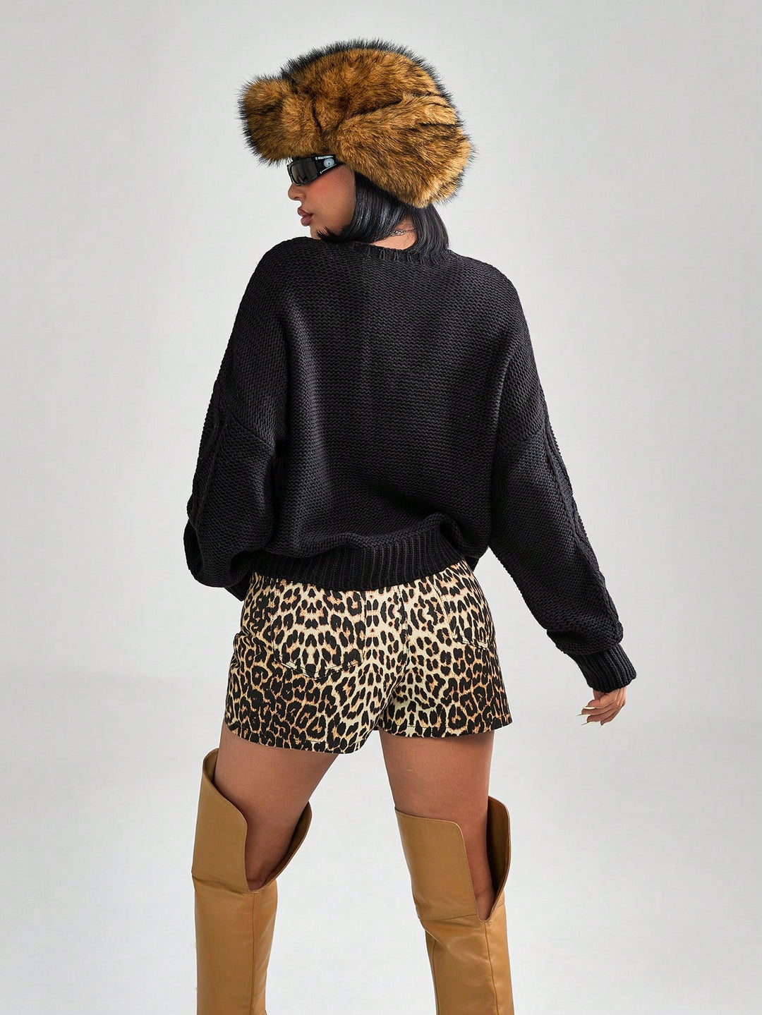 Pulover SHEIN, negru