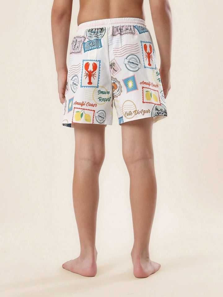 Short de plajă SHEIN, mix culori