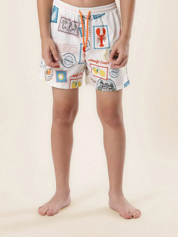 Short de plajă SHEIN, mix culori