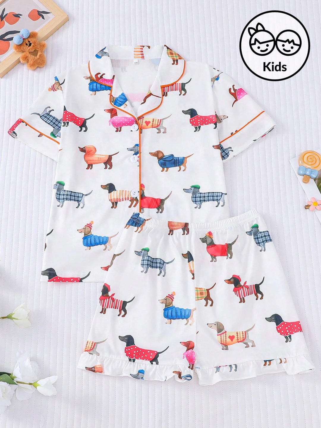 Compleu pijamale SHEIN, mix culori