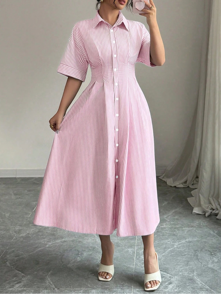 Rochie midi Shein, mix culori
