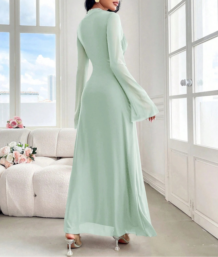 Rochie maxi Shein, verde