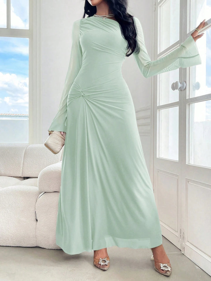 Rochie maxi Shein, verde