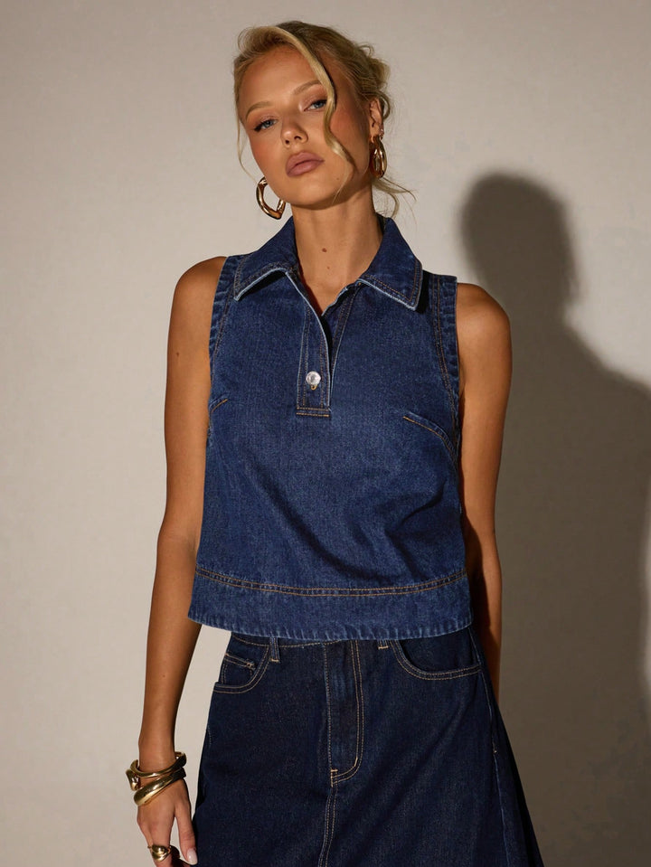 Top SHEIN, albastru