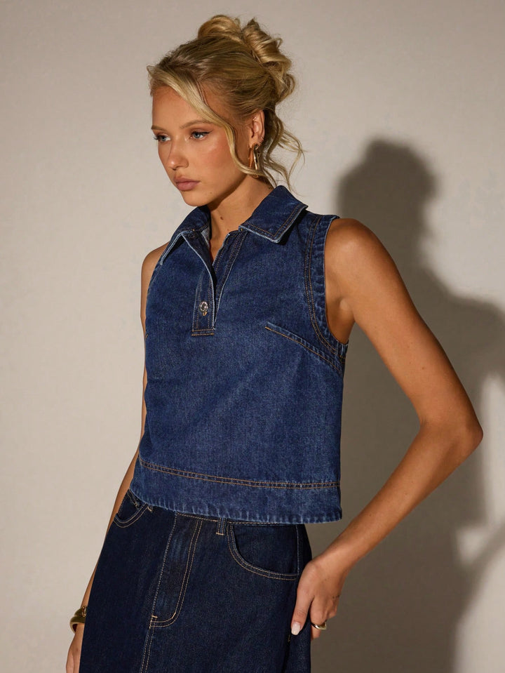 Top SHEIN, albastru