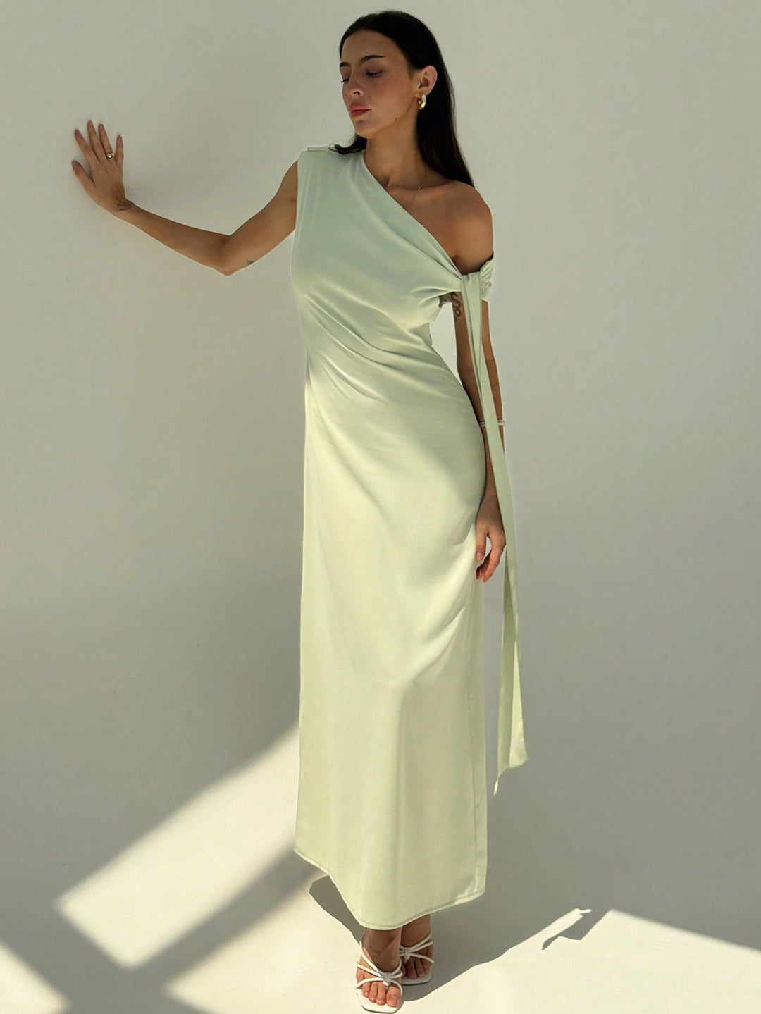 Rochie maxi SHEIN, verde
