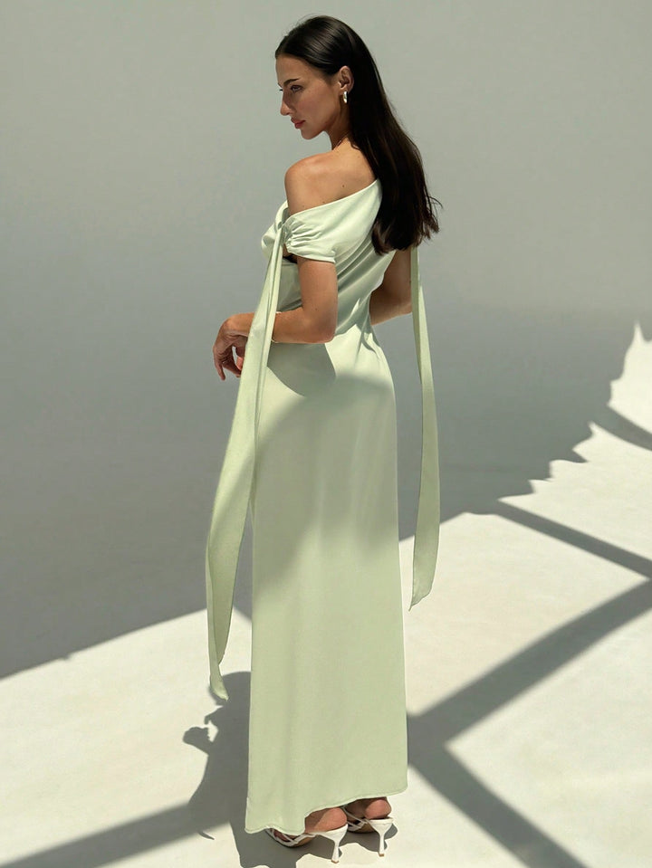 Rochie maxi SHEIN, verde