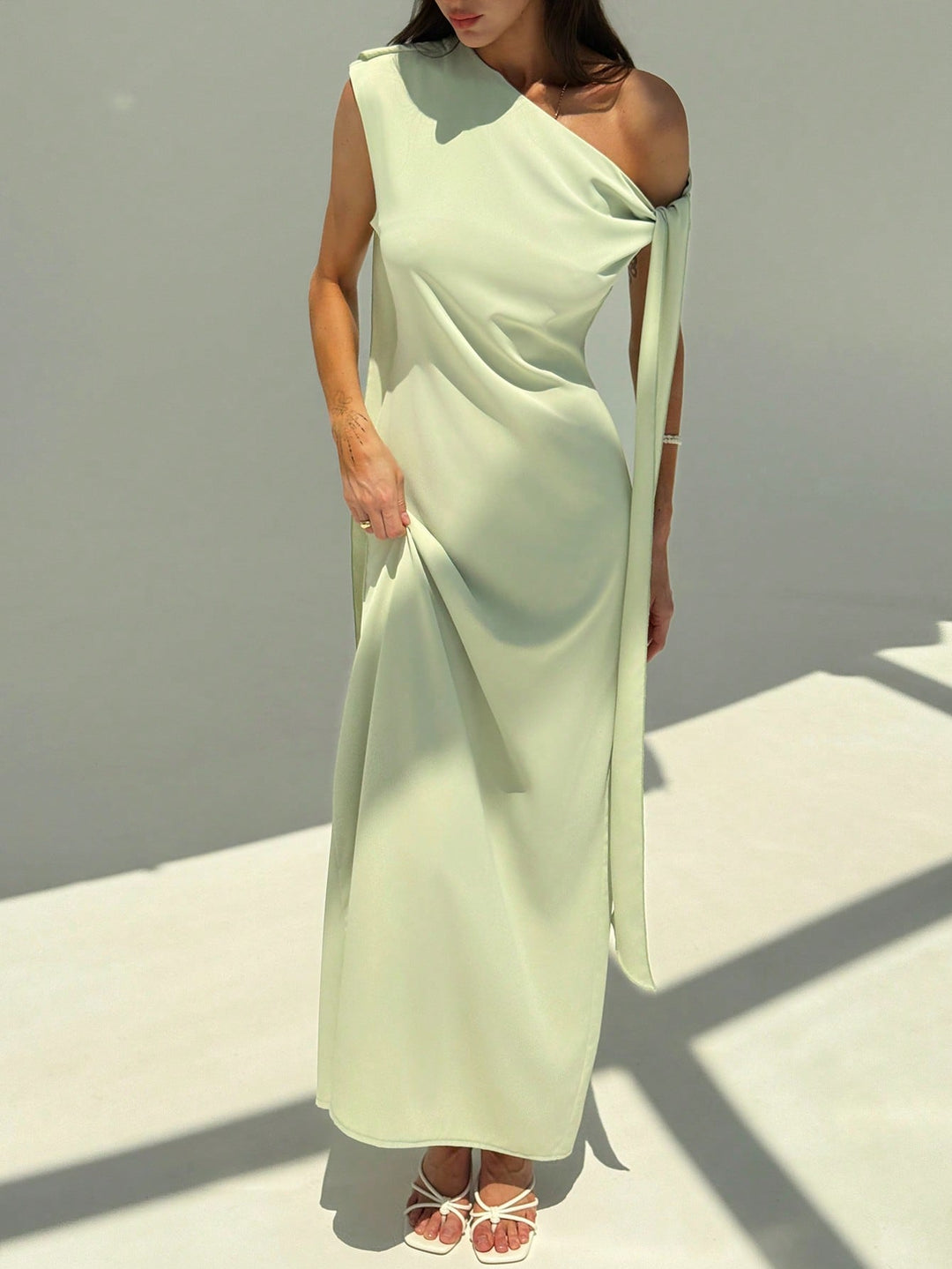 Rochie maxi SHEIN, verde