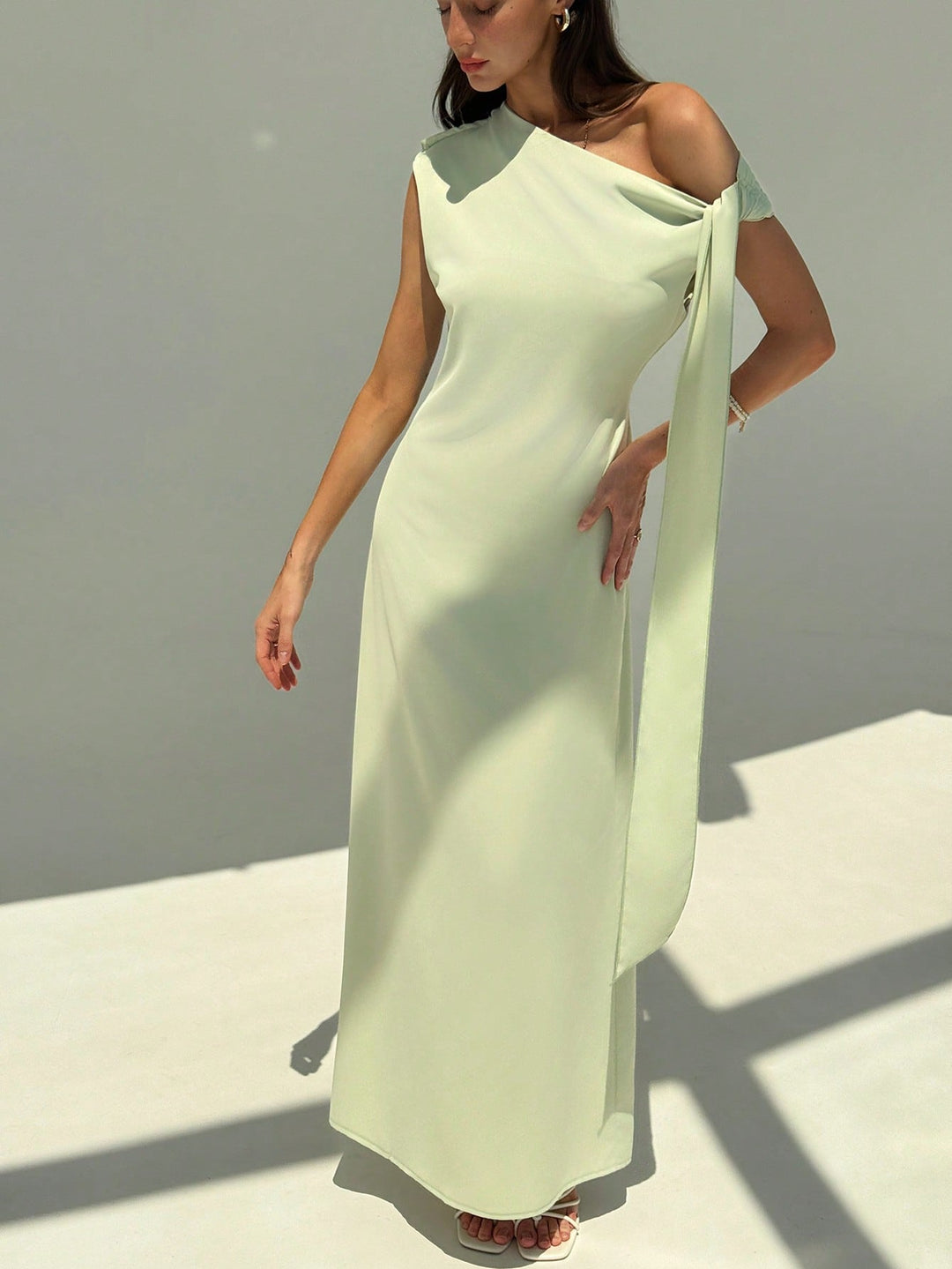 Rochie maxi SHEIN, verde