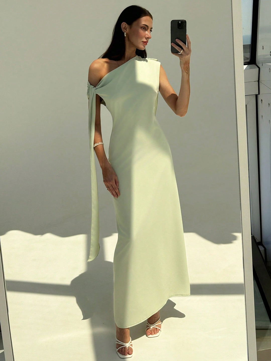 Rochie maxi SHEIN, verde