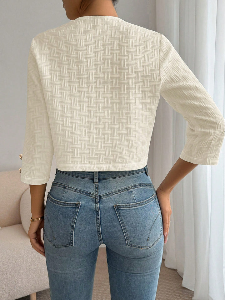 Cardigan SHEIN, crem