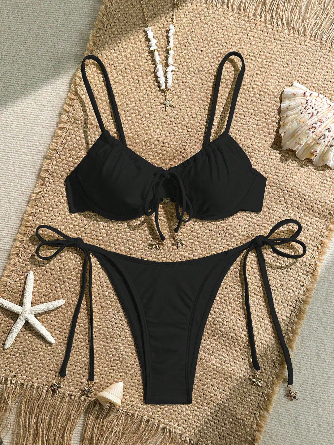 Set bikini SHEIN, negru
