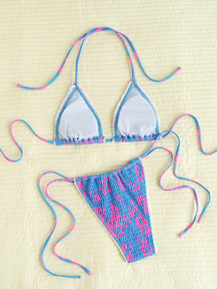 Set bikini SHEIN, albastru