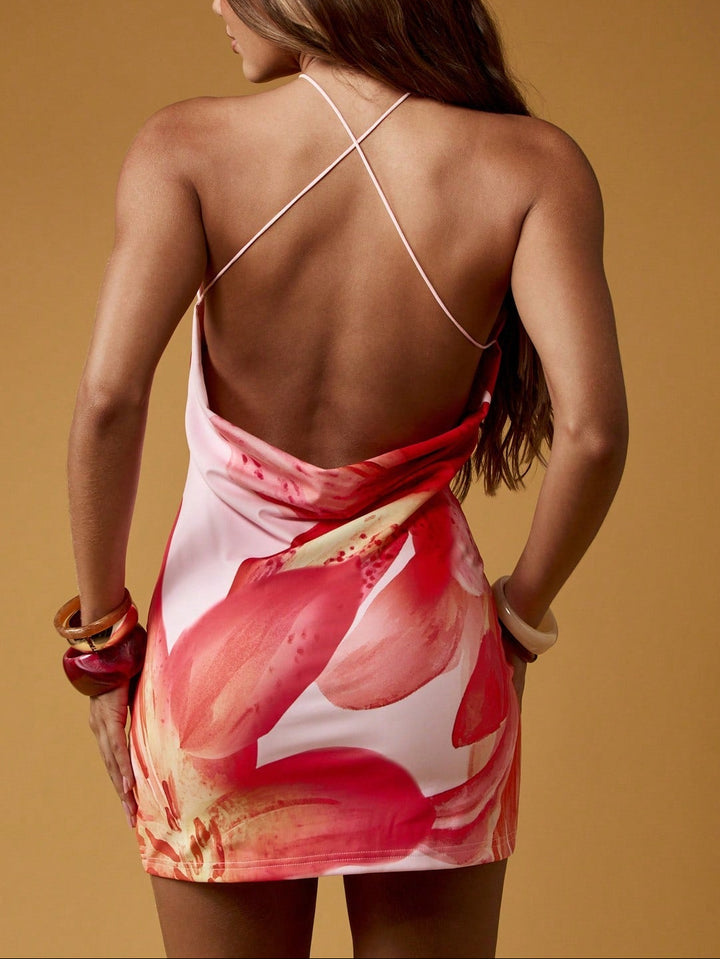 Rochie mini Missguided by Shein, mix culori