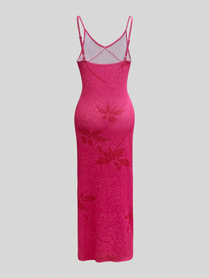Rochie maxi SHEIN, roz