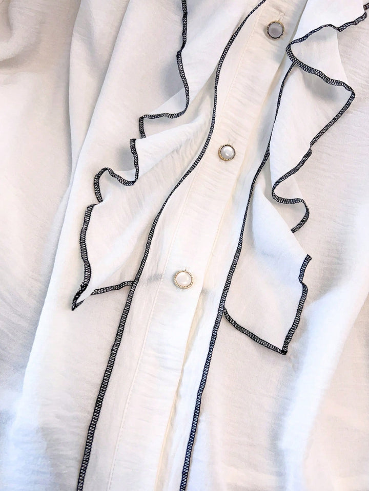 Top SHEIN, alb