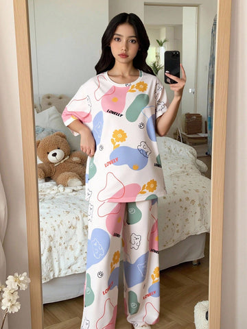 Pijama SHEIN, mix culori