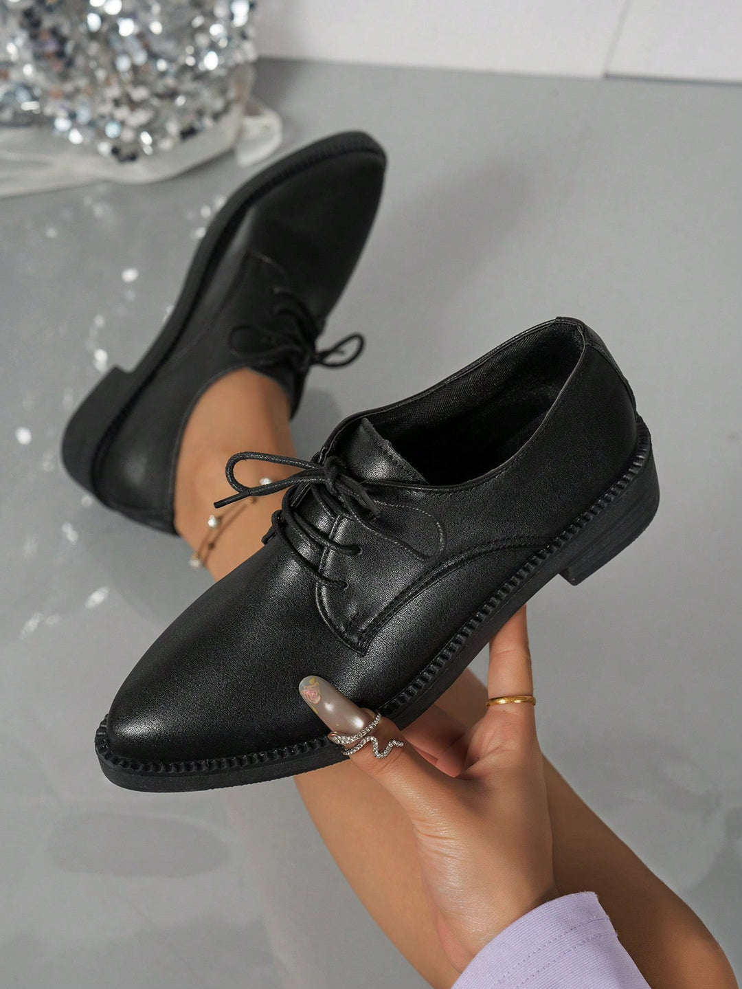Balerini SHEIN, negru