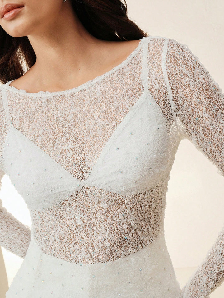 Top SHEIN, alb