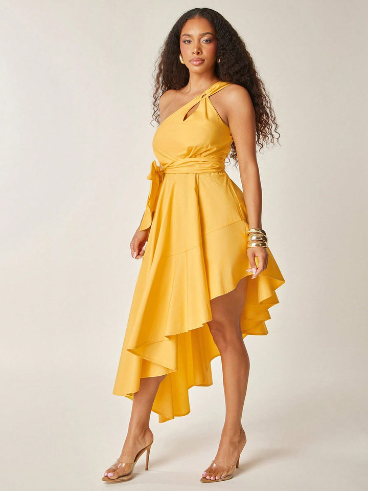 Rochie maxi SHEIN, galben
