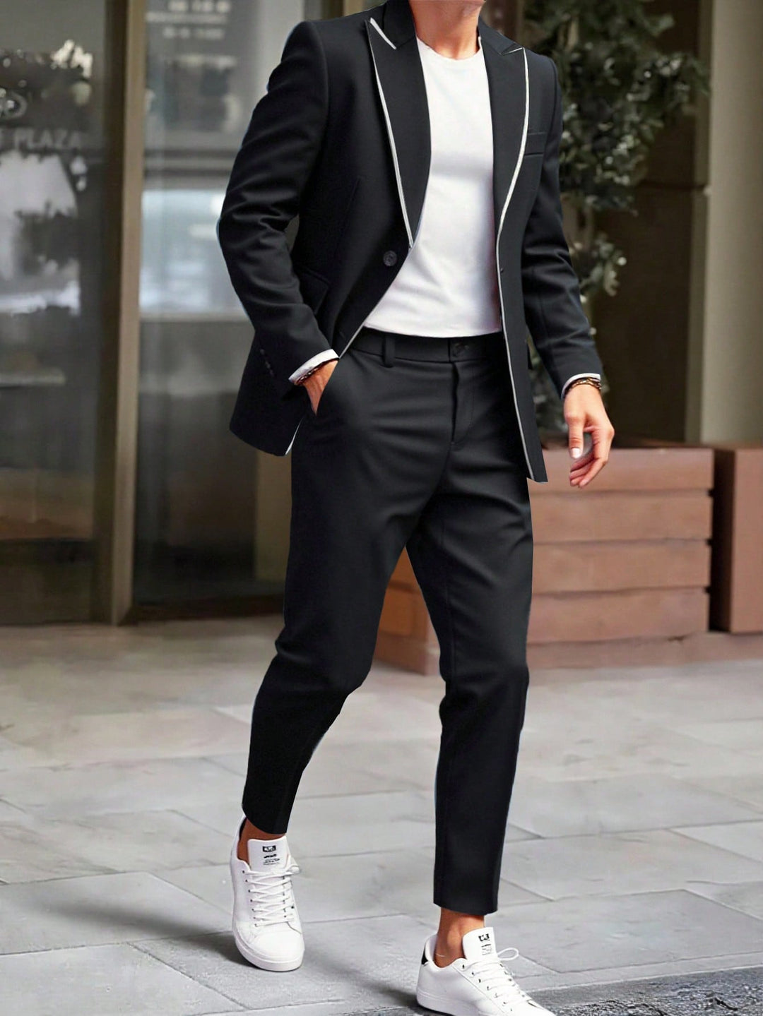 Costum SHEIN, negru