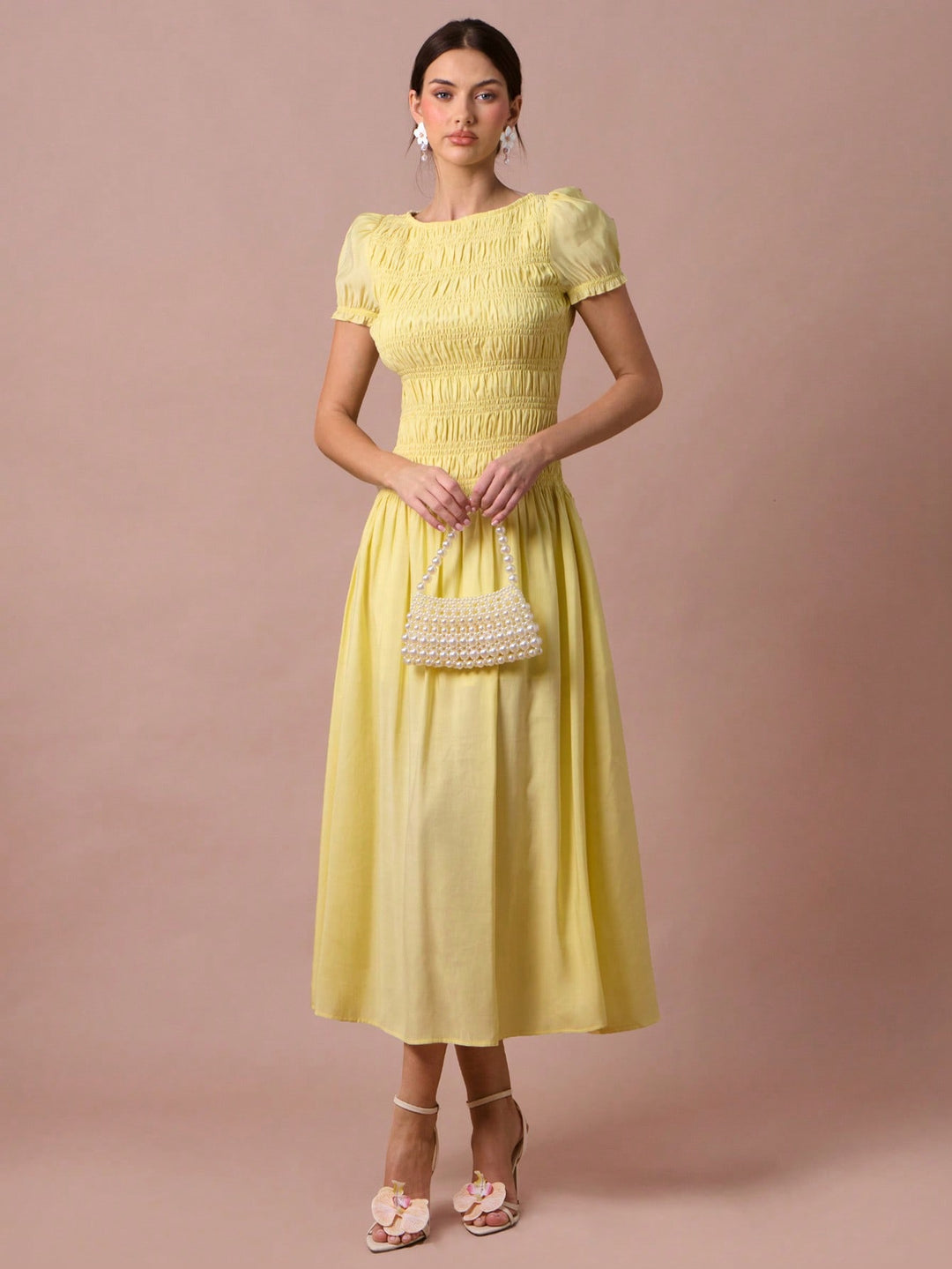 Rochie maxi SHEIN, galben