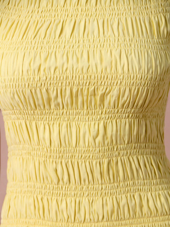 Rochie maxi SHEIN, galben