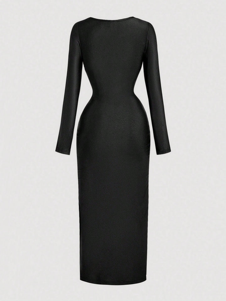 Rochie maxi SHEIN, negru